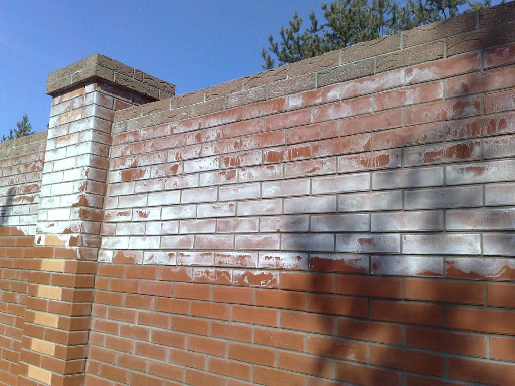 причини появи висолів на лицьовій цеглі