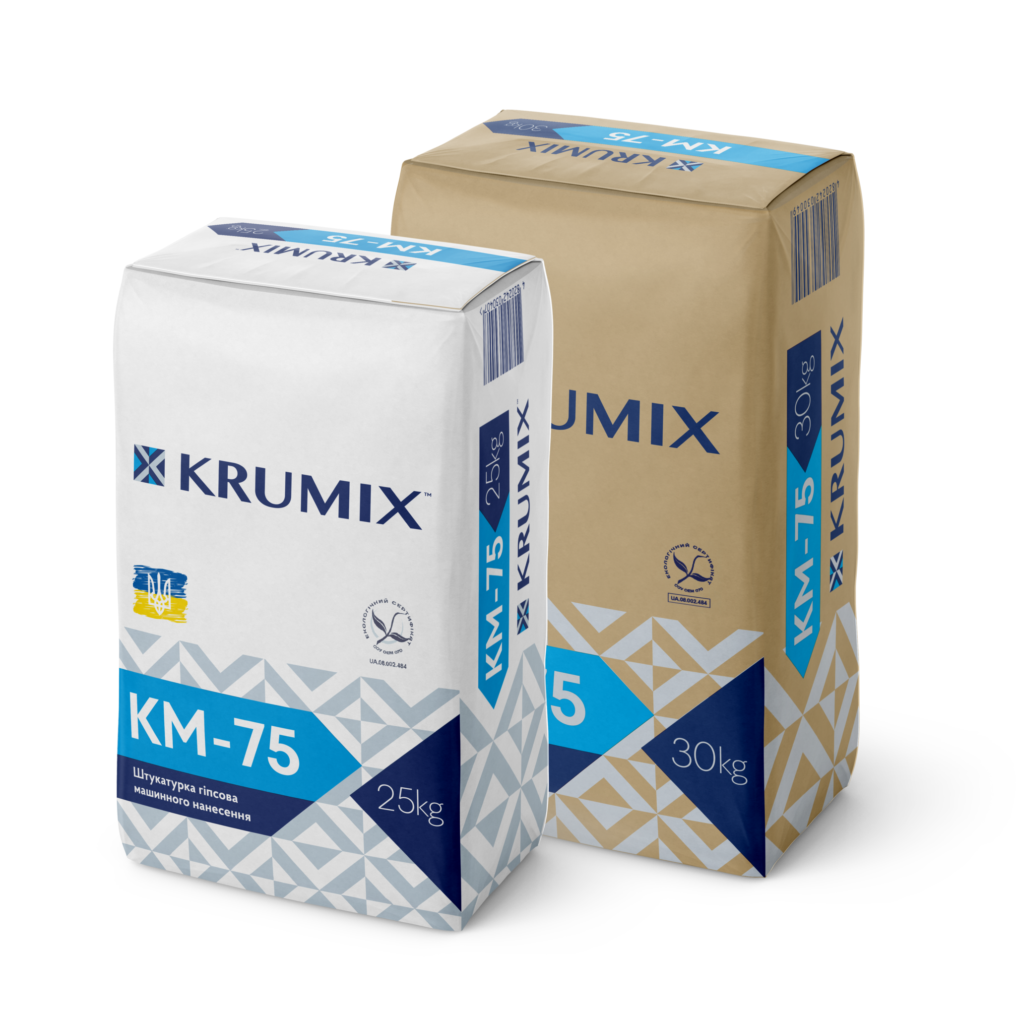 Штукатурка гіпсова машинна Krumix КМ-75