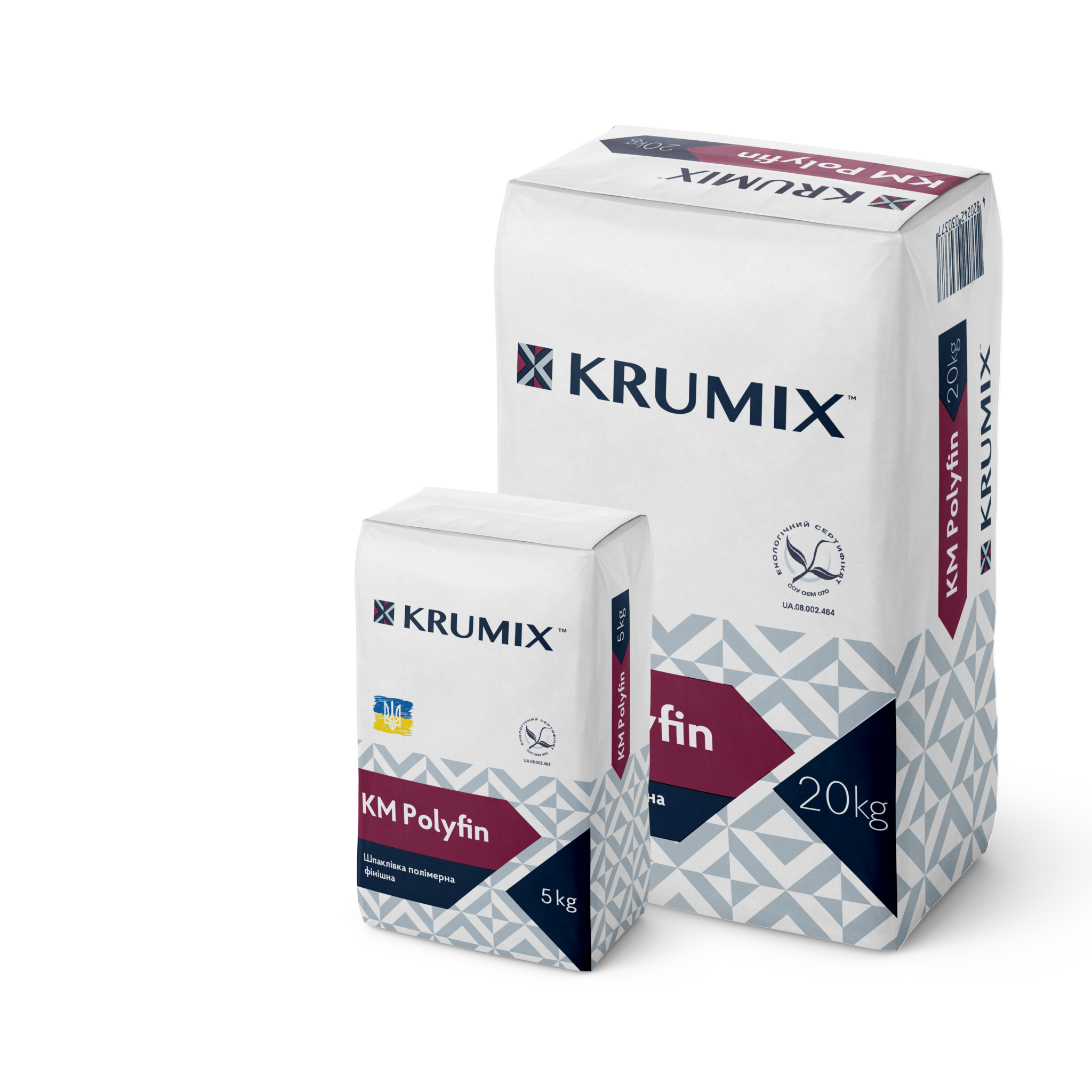Фінішна полімерна шпаклівка Krumix KM Polyfin